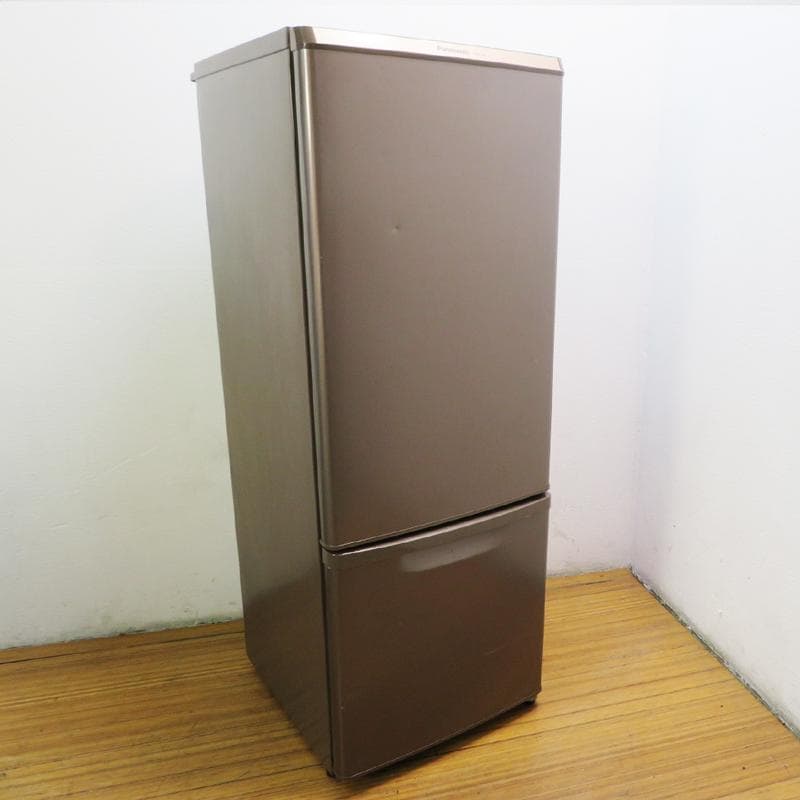 パナソニック 2ドア冷蔵庫 168L 2016年製 おしゃれブラウン HL01