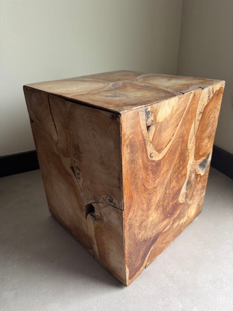 スツール nokta Teak Block Stool