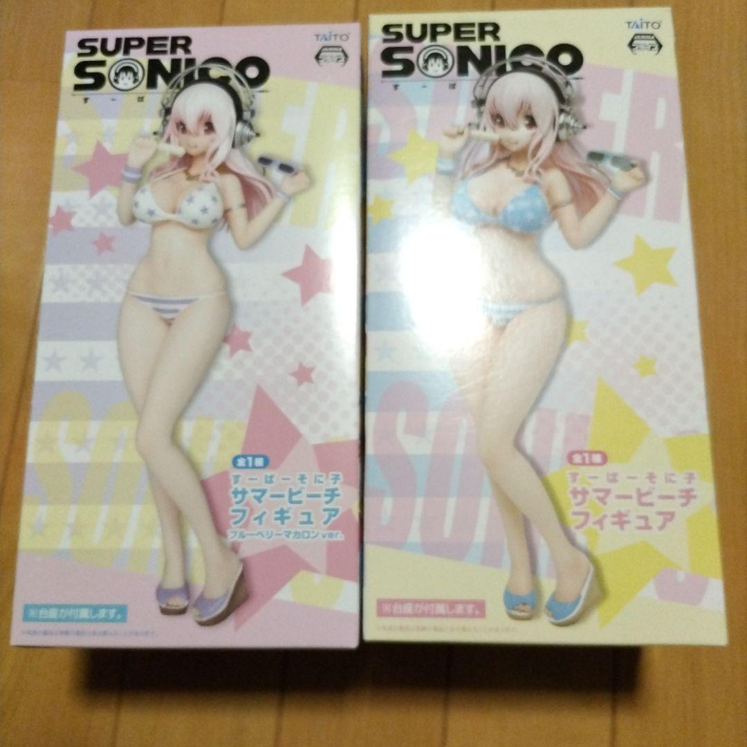 すーぱー そに子 すーぱー ぽちゃ子 フィギュア サマービーチ レースクィーン