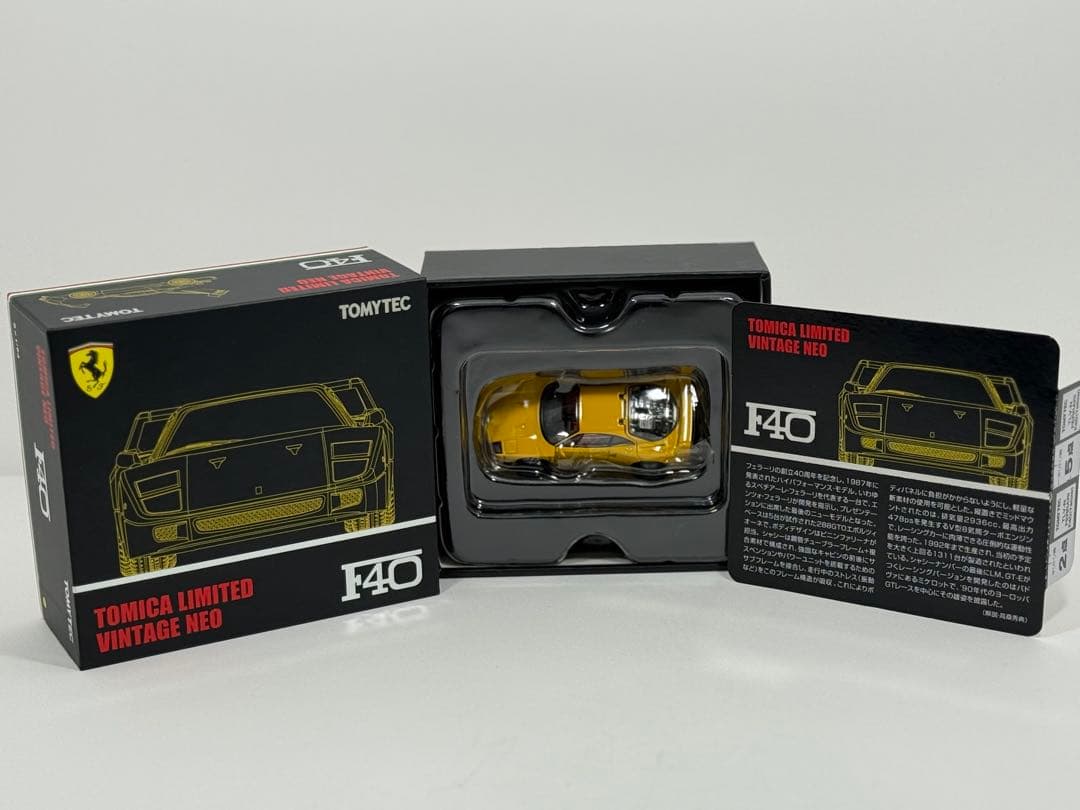 1/64 LV-NEO トミカリミテッドヴィンテージ フェラーリ F40 黄