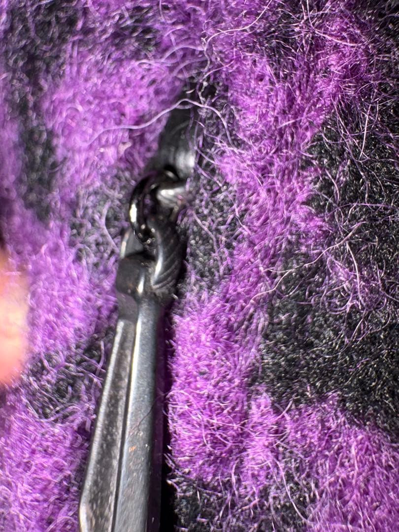 ニードルス×ビームス別注 アニマル柄 ジップジャケット パープルレオパード