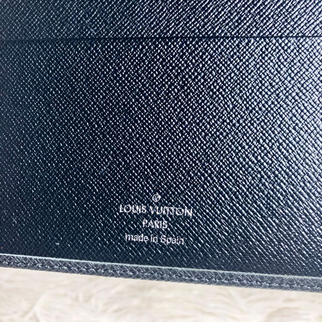 【良品】 ルイヴィトン タイガ アジェンダ・ビューロー イニシャル入り