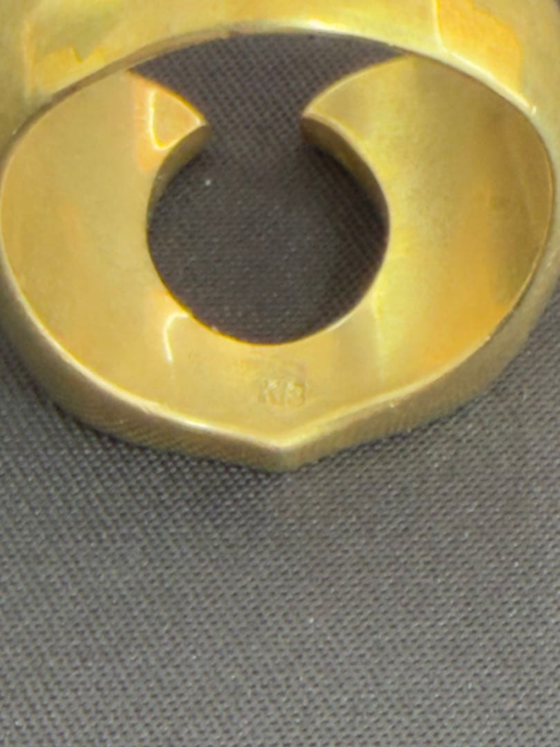 s*様 星モチーフの金色ホースリング