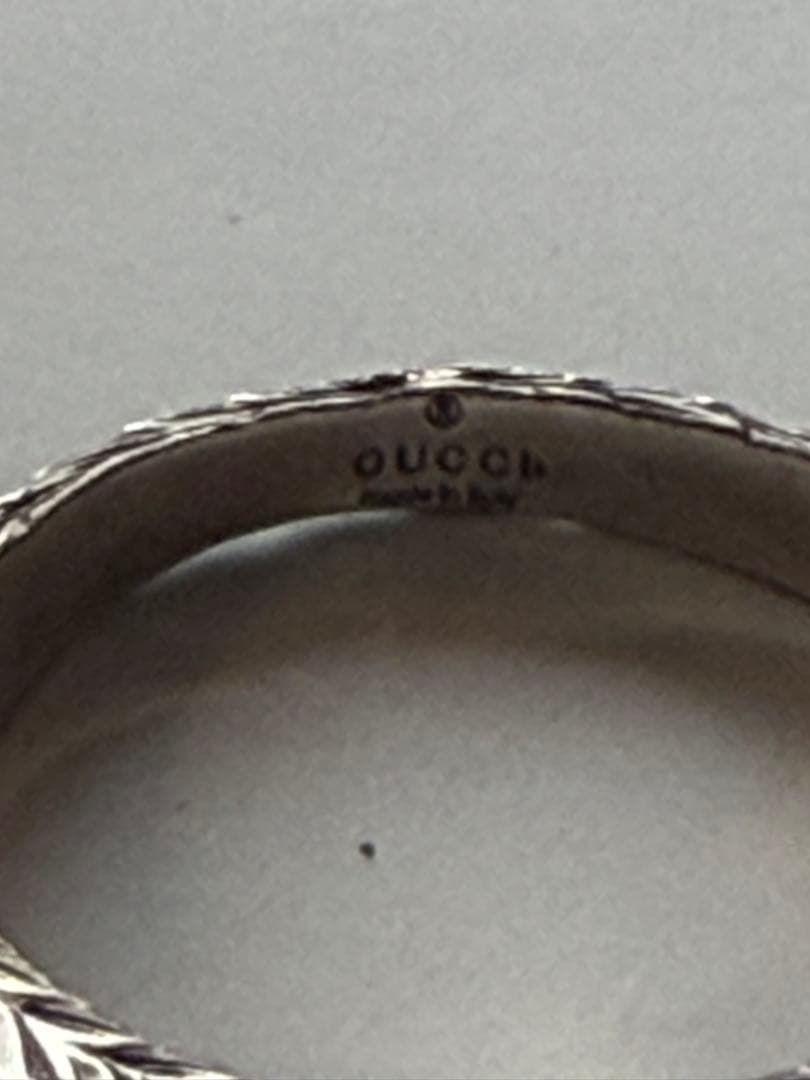 ジ*ズ様 グッチ指輪 リングインターロッキングGシルバー 21号