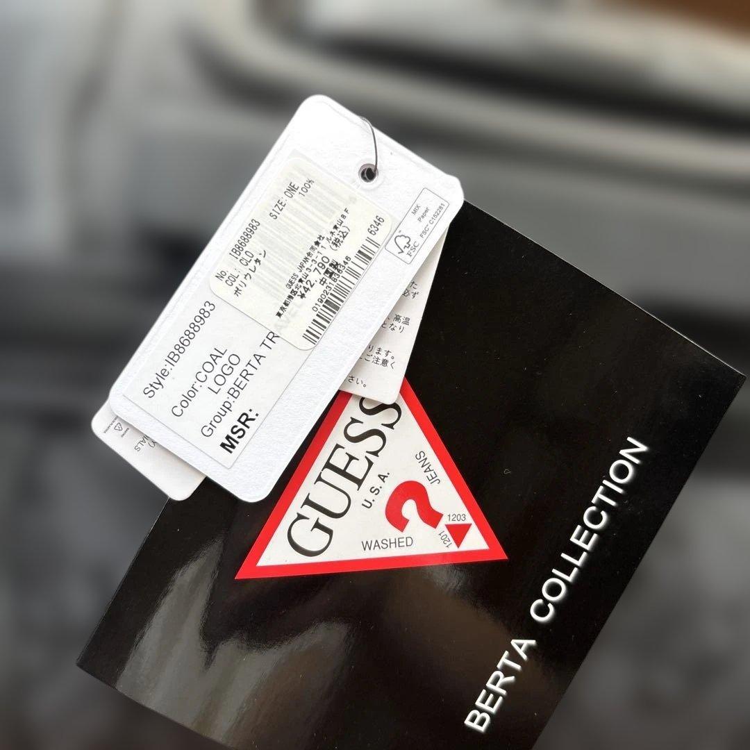 C*g様 新品 GUESS キャリーケース 黒 ロゴ柄 24時間以内発送！