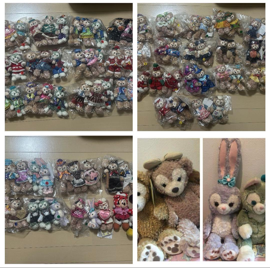 ディズニーシー　ぬいぐるみバッジ　90体　Sサイズぬいぐるみ4体
