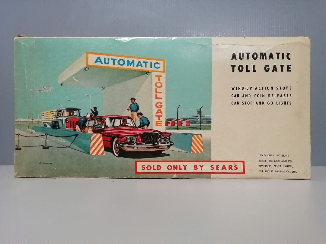 SEARS　AUTOMATIC TOLL GATE　TIN TOY　ブリキ