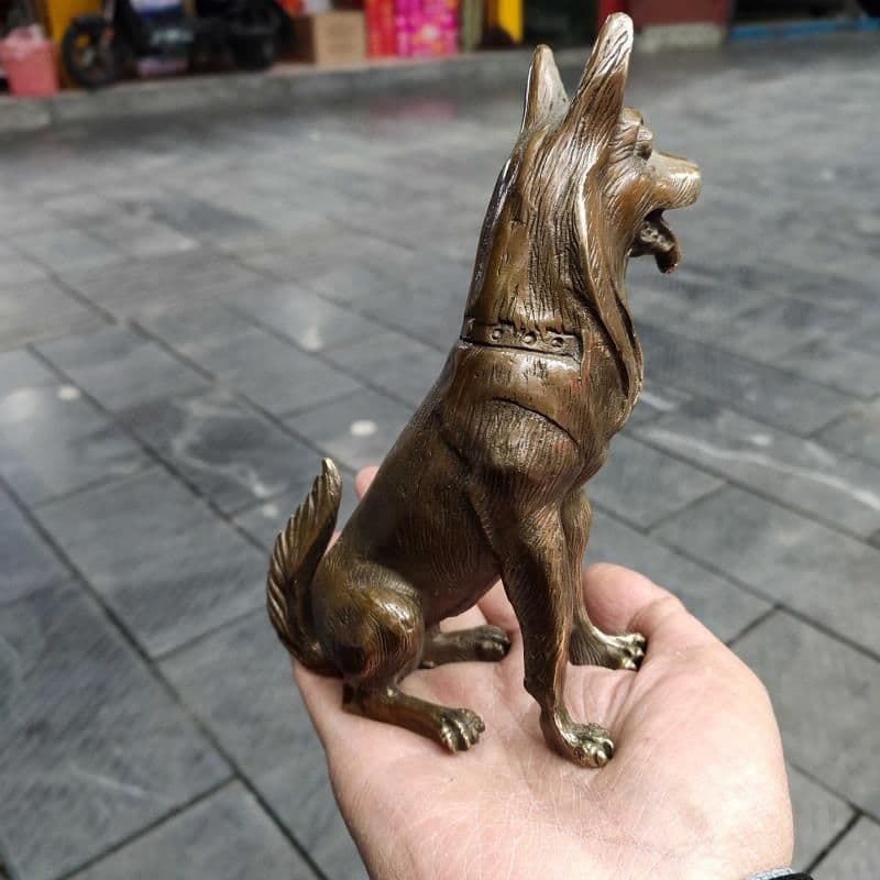 十二支犬 銅製 装飾品 工芸品 美術品 置物