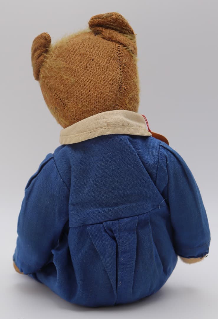 アメリカン・ビンテージ・ベア 29cm 青いロンパース 年代詳細不明