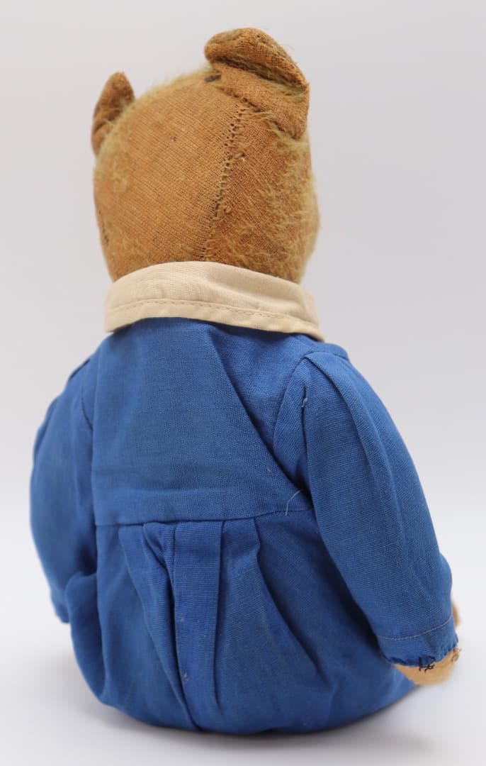 アメリカン・ビンテージ・ベア 29cm 青いロンパース 年代詳細不明