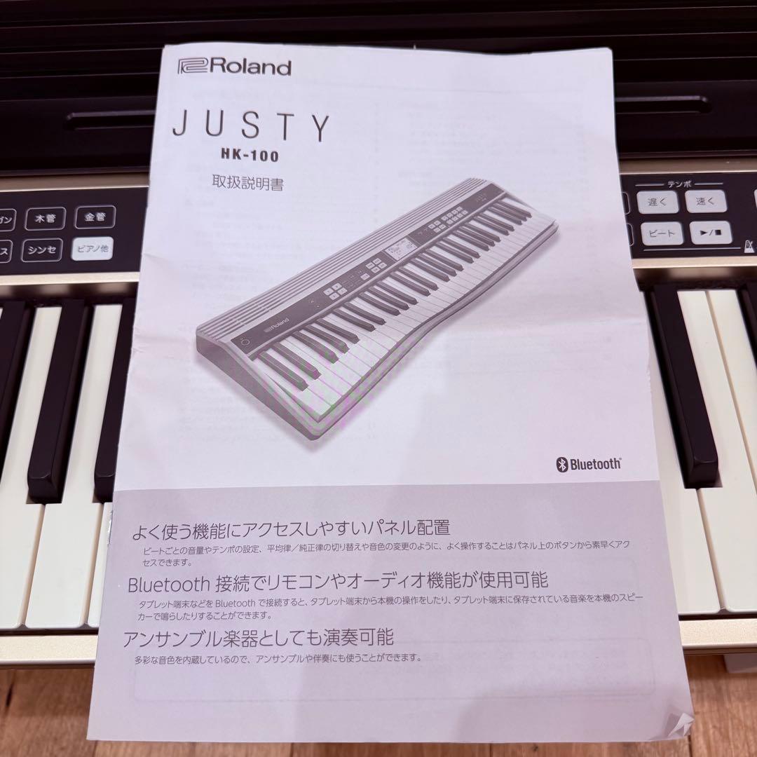 状態良好 ローランド JUSTY HK-100 キーボード 電子ピアノ