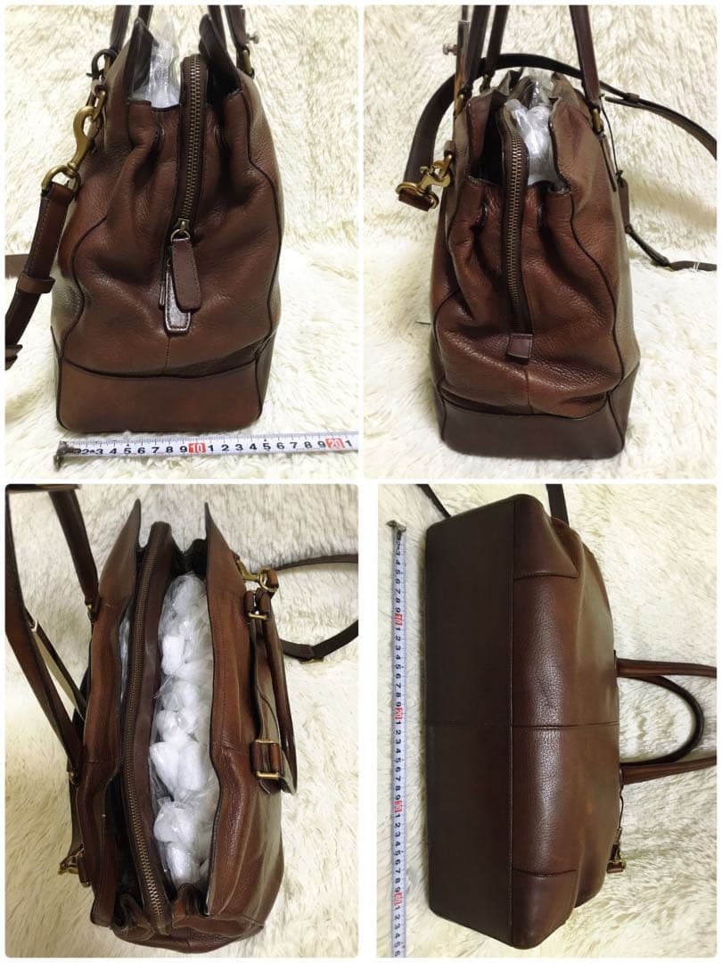 COACH コーチ レザー ビジネスバッグ ショルダー 2way 70614