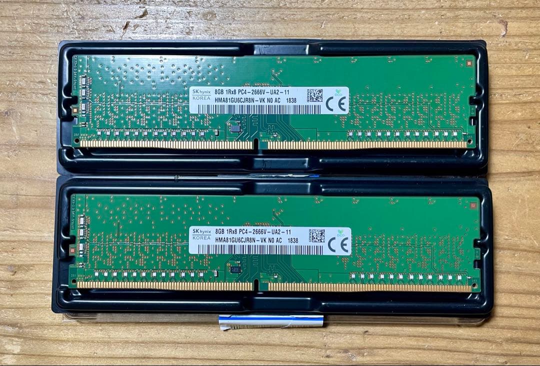 SK hynix PC4-2666V DDR4 メモリ 8GB*2 =16GB