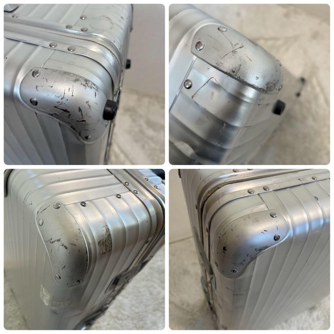 大容量✨78L！RIMOWA リモワ　アルミ　キャリーケース　2輪　シルバー