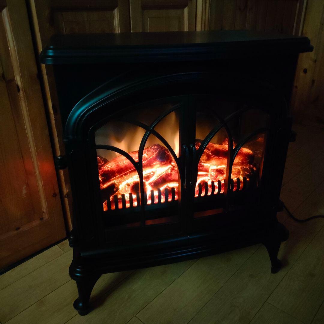 ニトリ ワイド暖炉型ファンヒーター BLT-999B-3-BK 2019年製