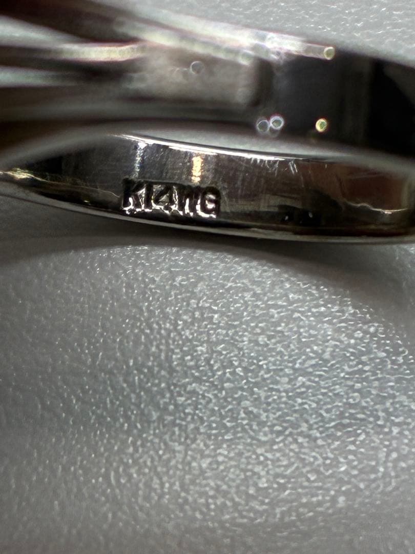 遺品整理　K14WG リング