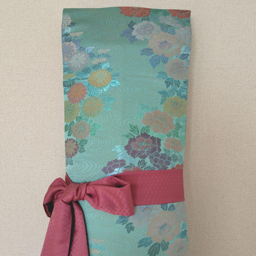 お琴カバー【澄】着物帯 ゆたん油単ハンドメイド 和楽器 袋帯 山田流生田流