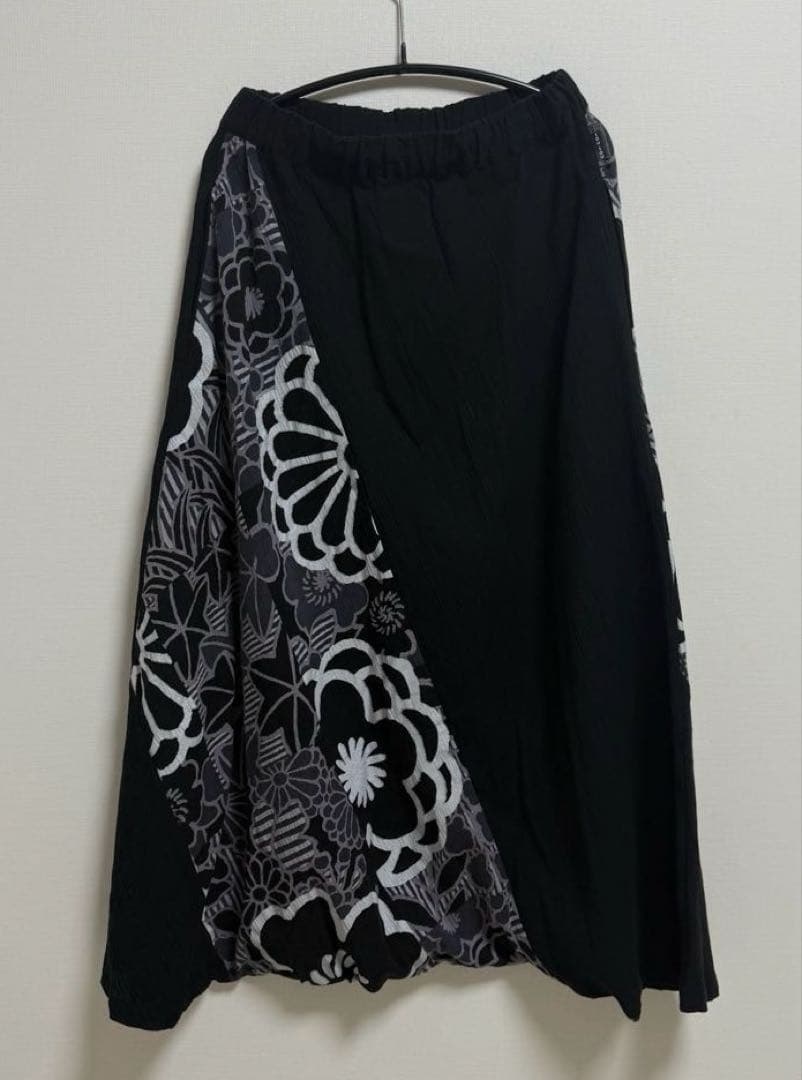 SOU•SOU 高島縮 富士（ふじ） 濡羽色　XSサイズ