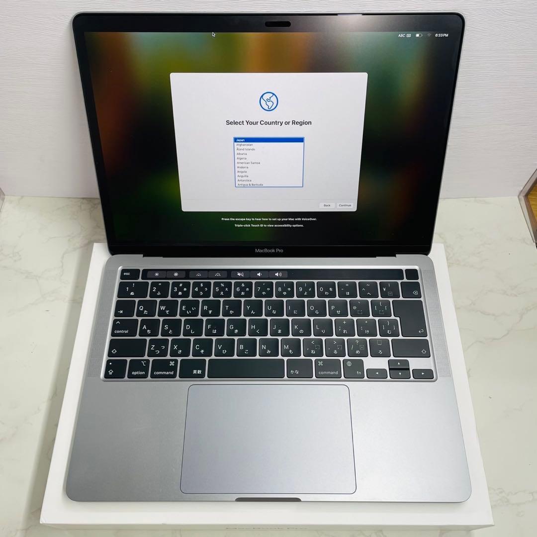 Macbook pro 13インチ M1 16GB 512GB 充放電55回