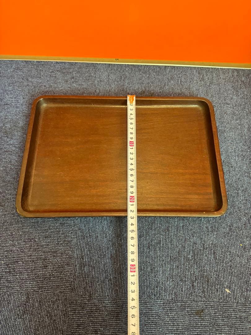 1962  唐木 煎茶盆 煎茶道具 古美術 古道具 アンティーク 木地盆　時代物