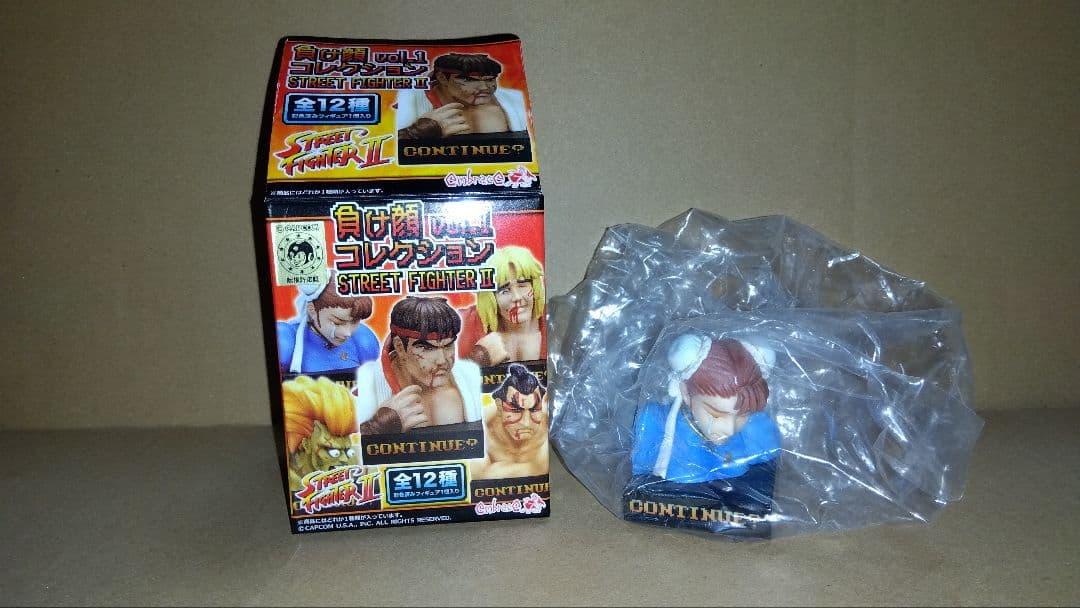 ストリートファイター　負け顔コレクション　フィギュア　ＣＡＰＣＯＭ　春麗