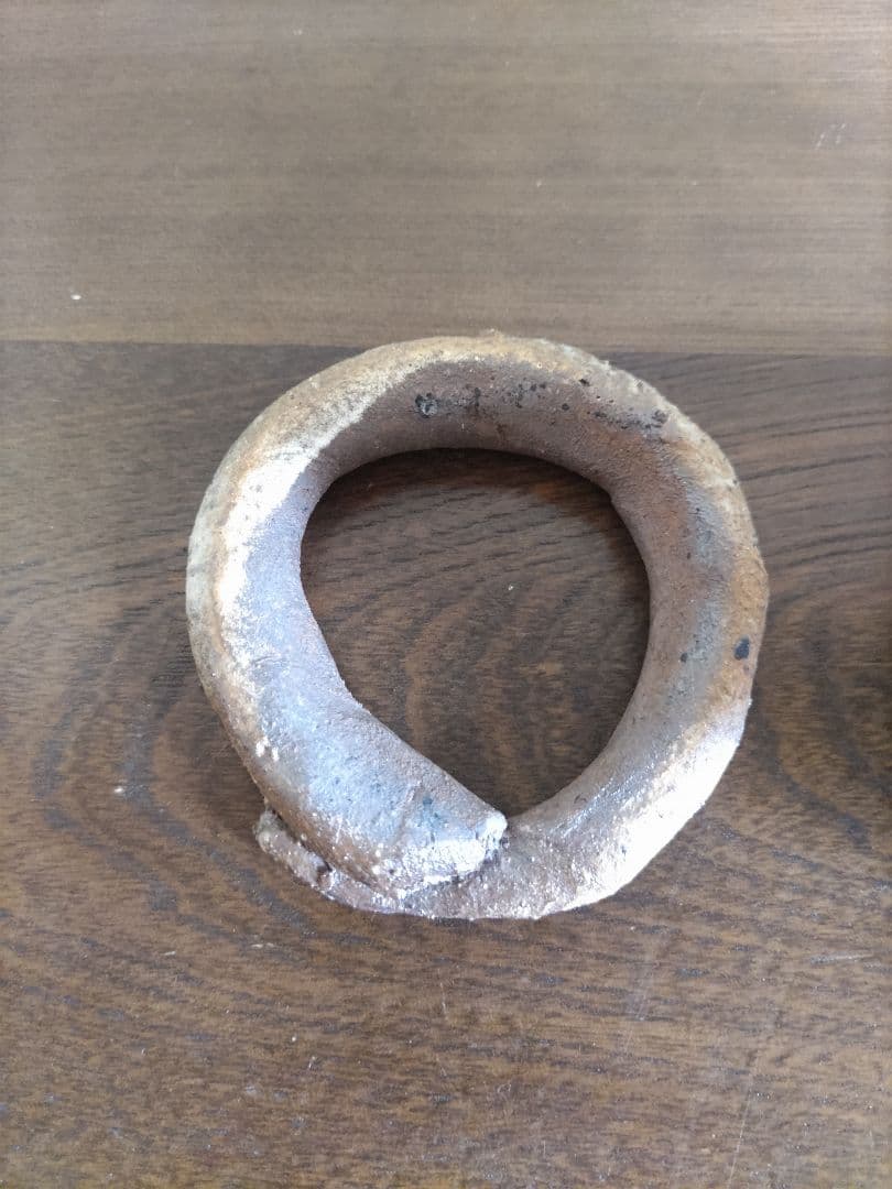 花器　信楽焼 　恐竜のたまご