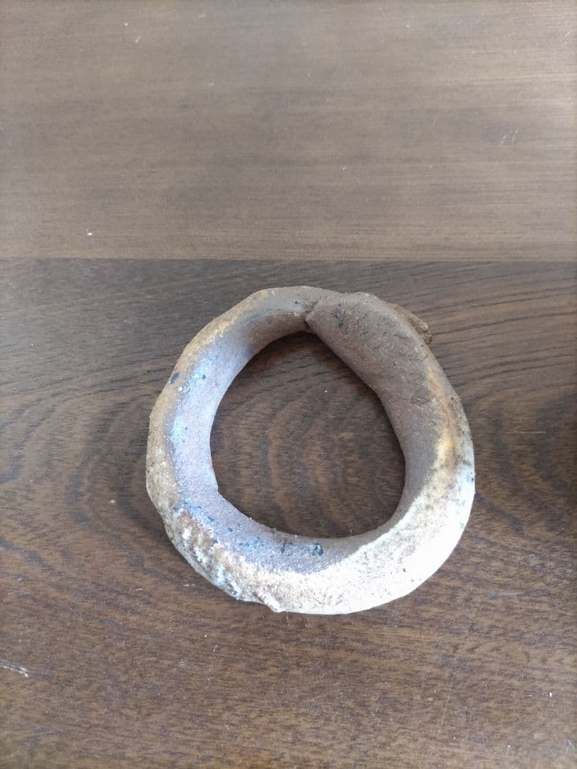 花器　信楽焼 　恐竜のたまご