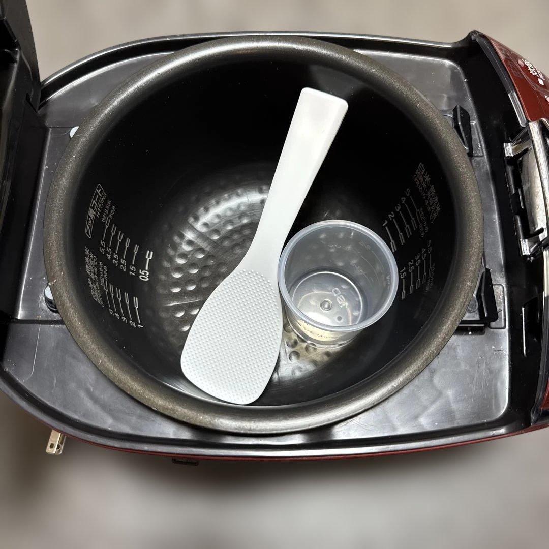 美品　HITACHI RZ-H10EJ 炊飯器 レッド　圧力HI