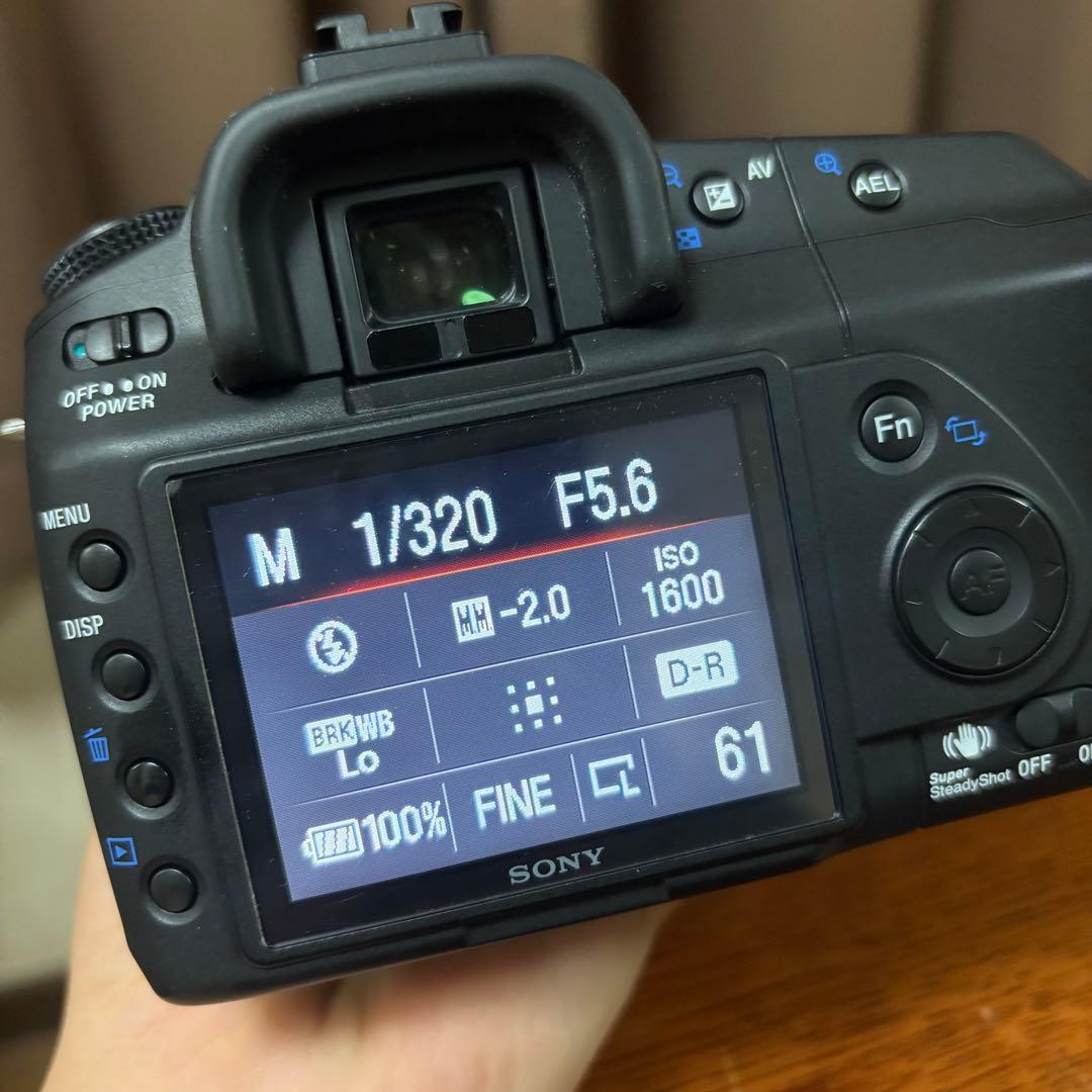 デビューに最適　SONY a200 ソニー　レンズフルセット