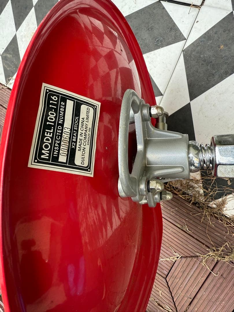 廃盤 DULTON ビートスツール model 100-116 レッド ダルトン