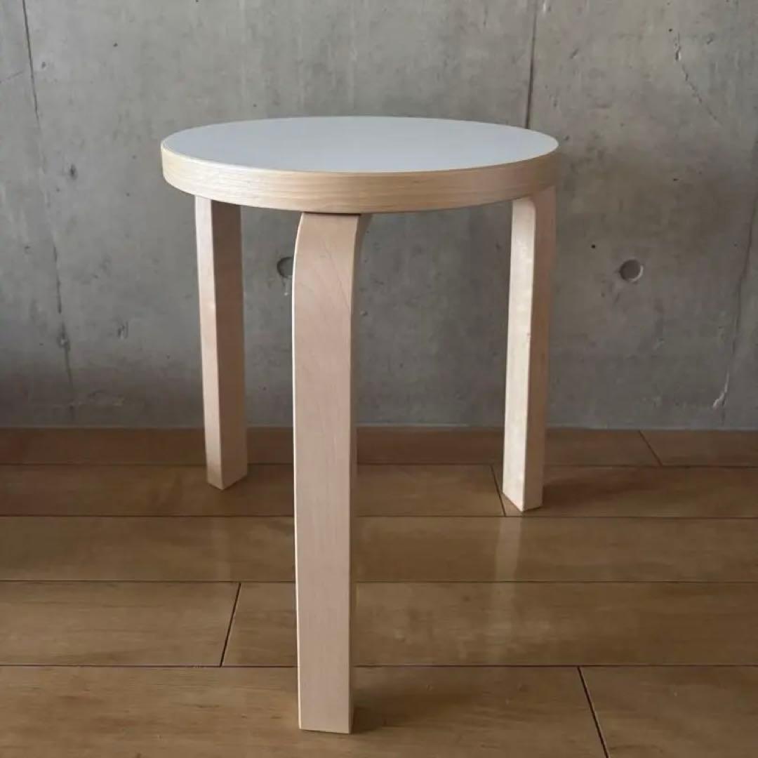 年末に限り最終値下げ【Artek】アルテック スツール 60 ホワイトラミネート