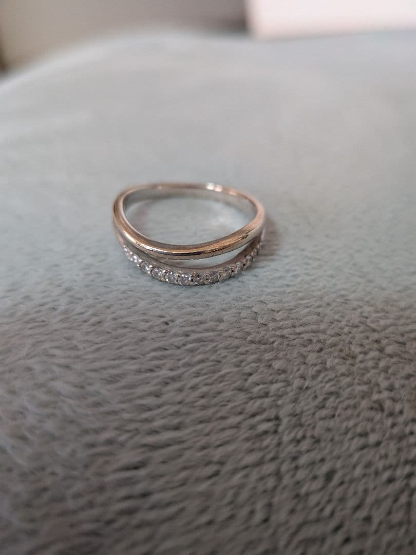 ヴァンドーム青山　K18WG ダイヤ　リング