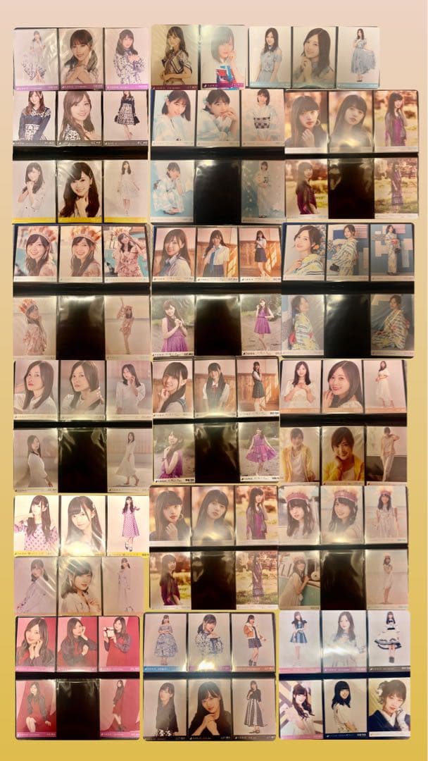 大量！激レア！お得！乃木坂46生写真引退品まとめ売りファイル付き