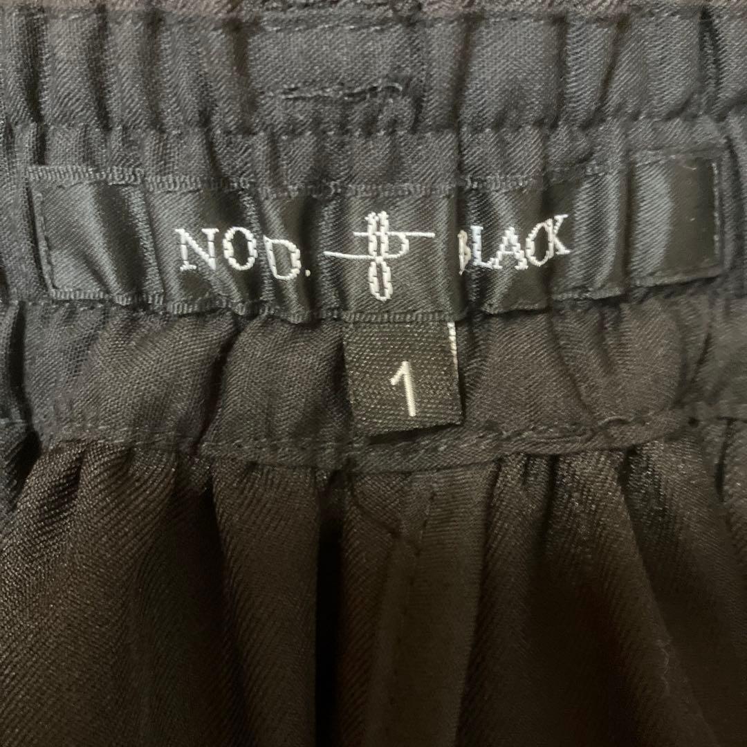 ノーアイディー　NO ID ブラック サルエルパンツ 新品タグ付き