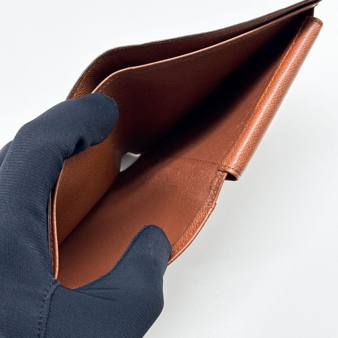 ルイヴィトン モノグラム ポルトフォイユ マルコ 二つ折り財布 ブラウン 財布