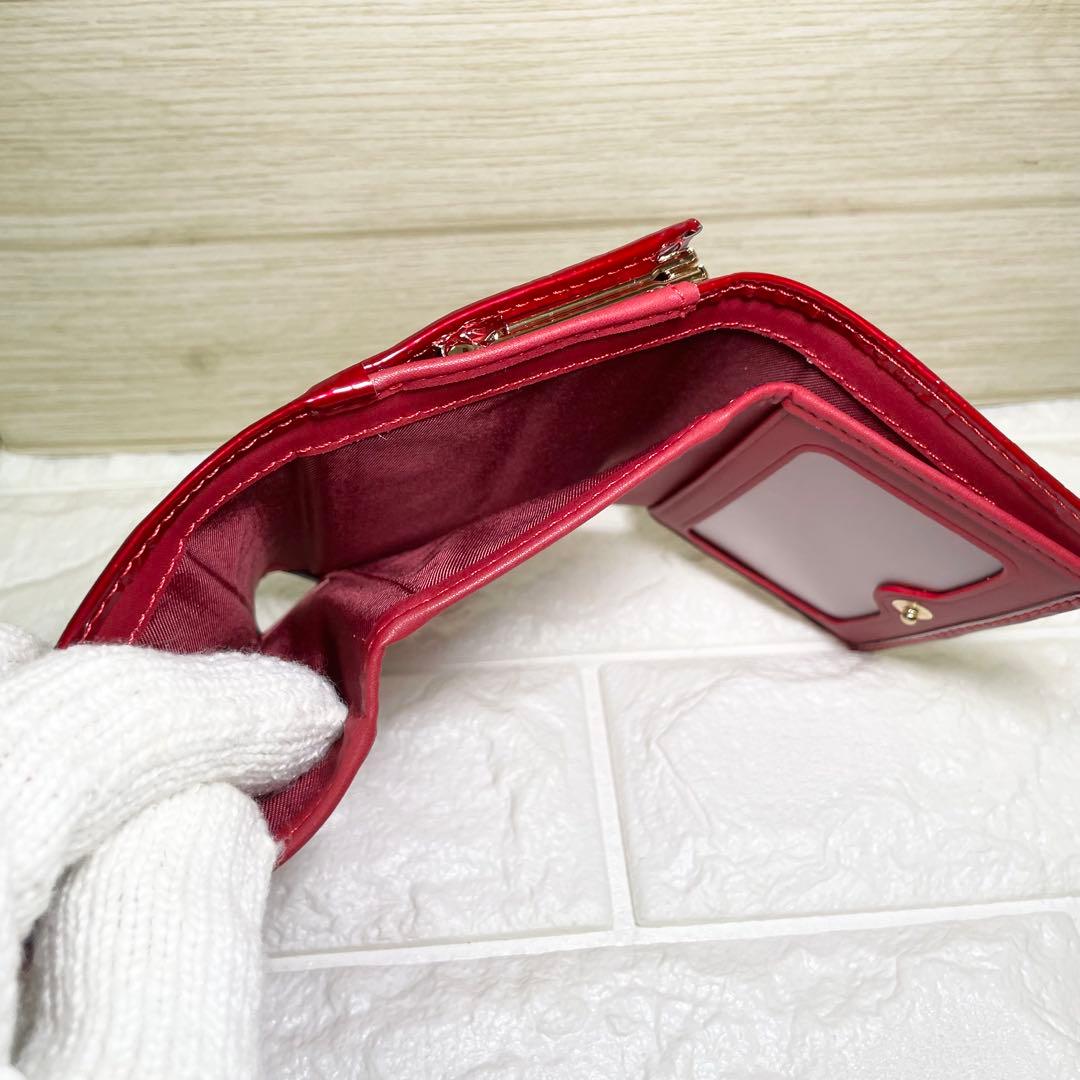 【新品・未使用】Vivienne Westwood 三つ折り財布 バーガンディー