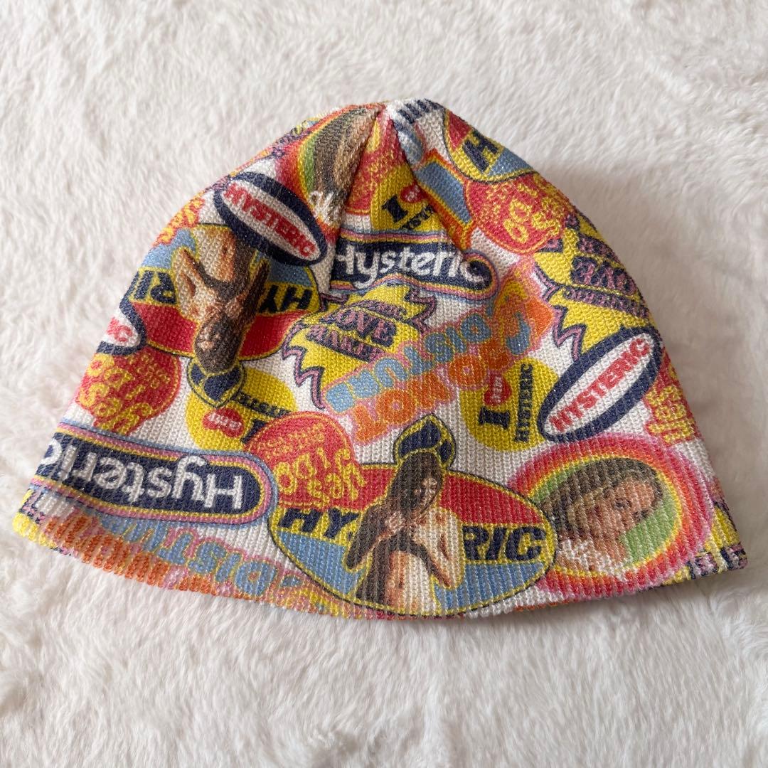 希少✨ ヒステリックグラマー ビーニー 帽子 TYPICAL HYSTERIC柄