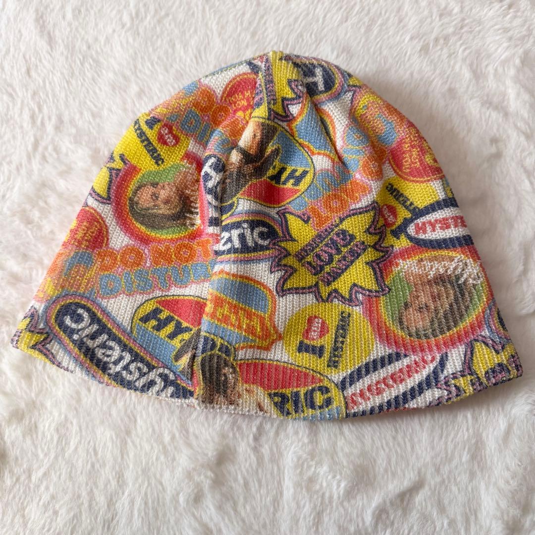 希少✨ ヒステリックグラマー ビーニー 帽子 TYPICAL HYSTERIC柄