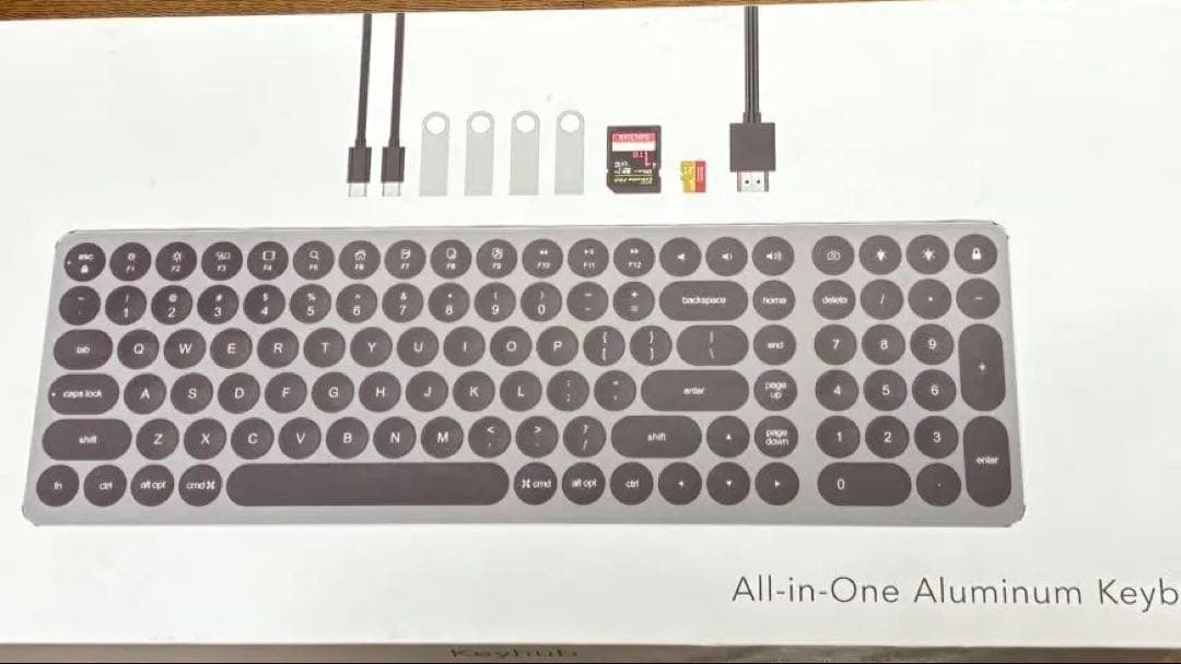 KOLUDE KD-K1 アルミニウムキーボード 9in1