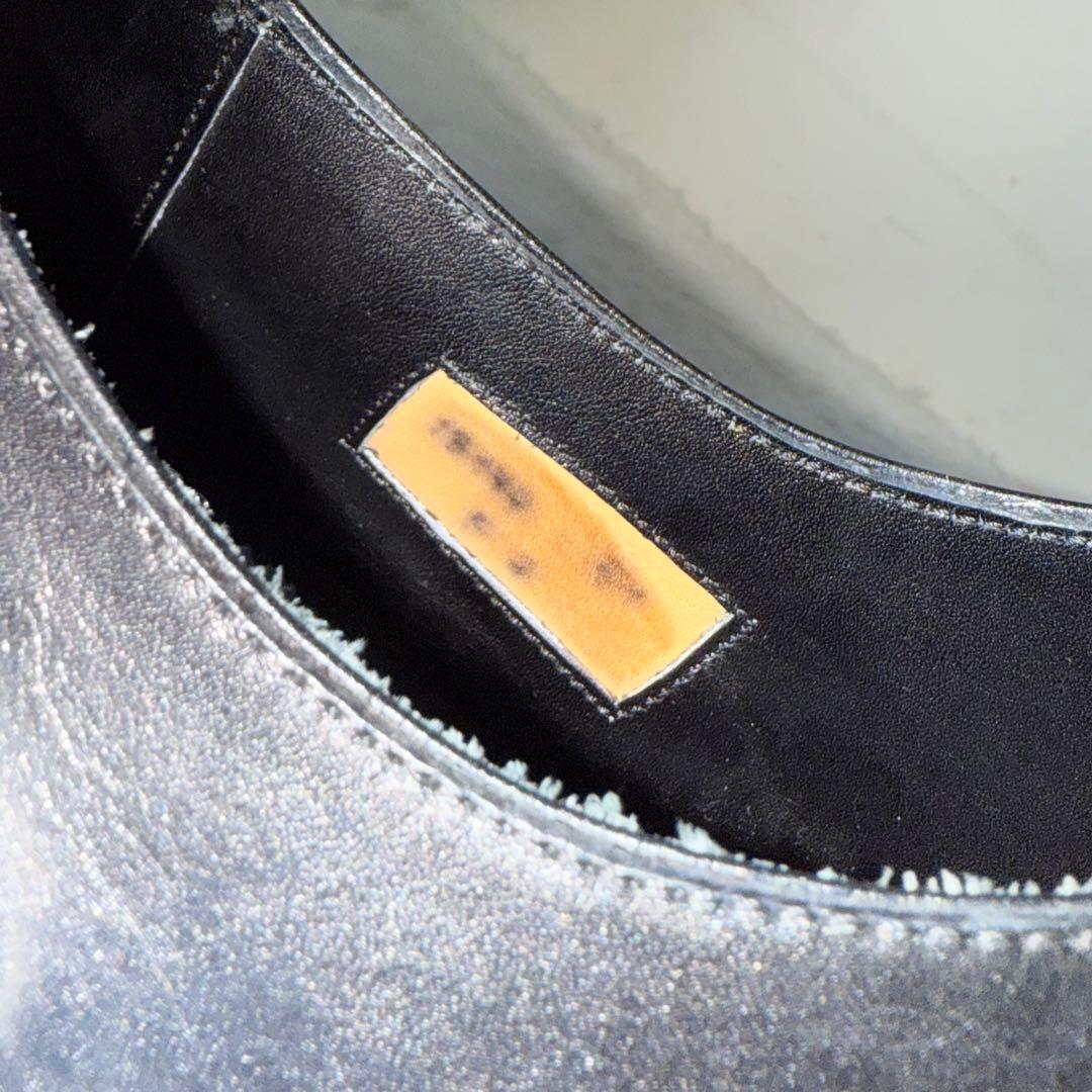 ⭐️極美品⭐️　santoni　ビジネスシューズ　ストレートチップ　ブラック