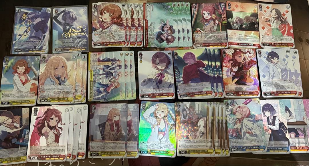 WS ヴァイスシュヴァルツ　デッキ　学マス　フルホイル　SR パーツ付き