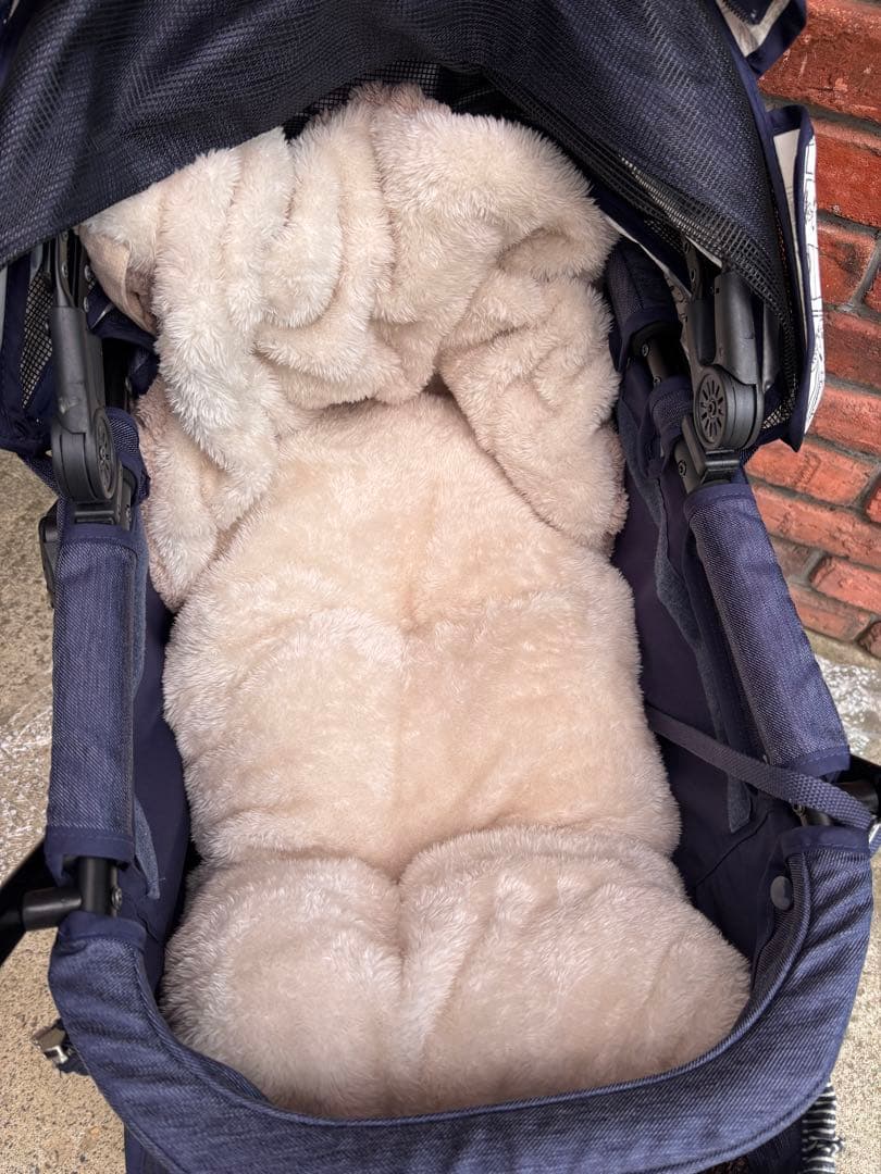 PEANUTS スヌーピー ペットカート ネイビー