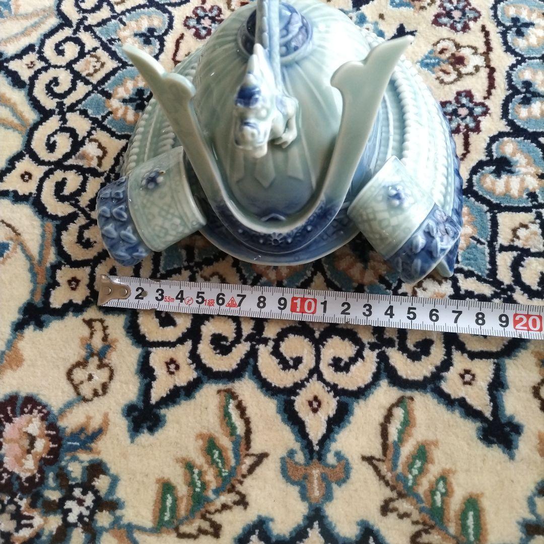 深川製磁 兜 置物 端午の節句 オールド深川 ヴィンテージ