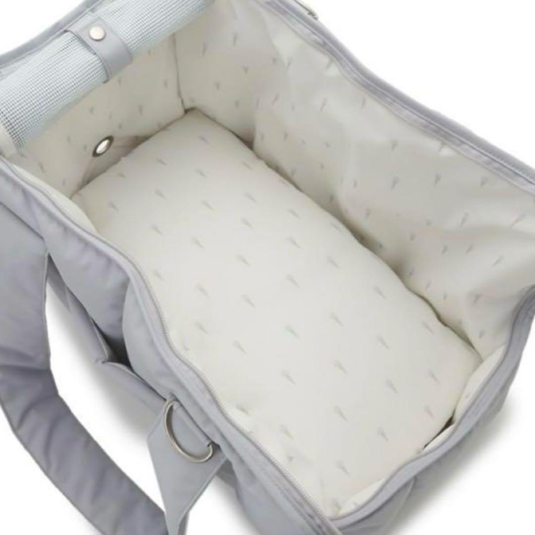 【新品未使用　タグ付き】gelato piqueキルティングキャリーバックブルー