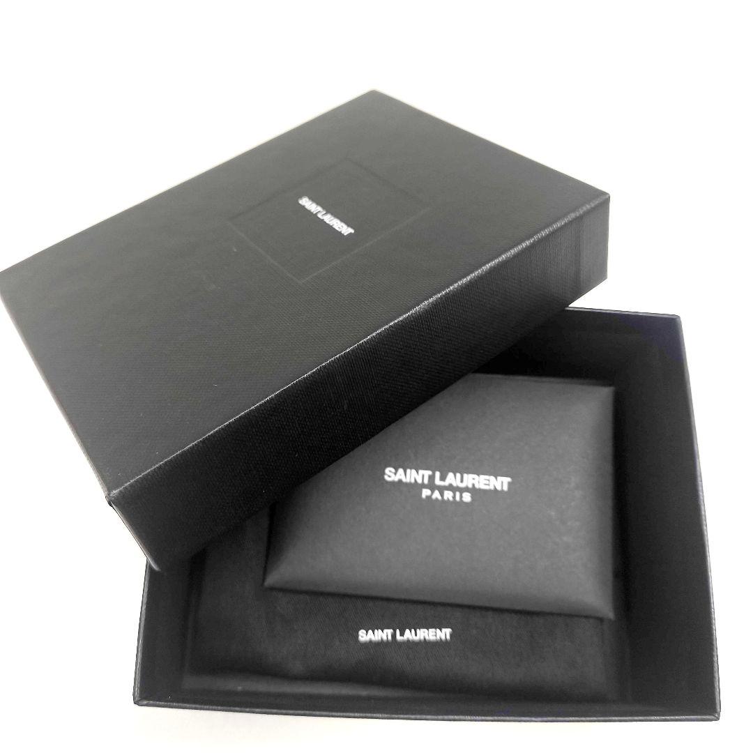 箱付き美品 サンローラン パリ キーケース キーホルダー ブラック