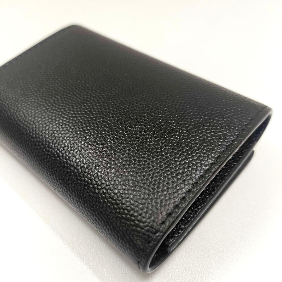 箱付き美品 サンローラン パリ キーケース キーホルダー ブラック