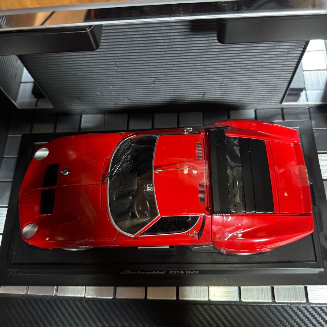 絶版未展示品 京商 1/18 ランボルギーニ イオタ SVR