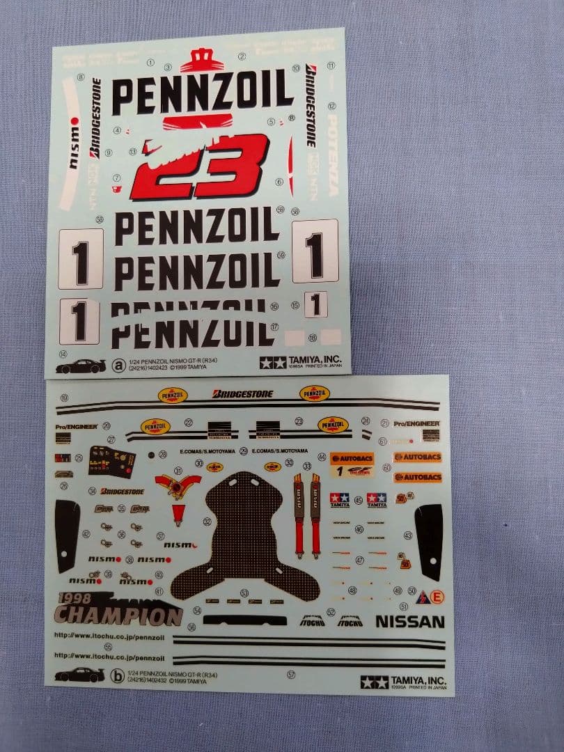 田宮 24216 ペンズオイル・ニスモGT-R(R34)