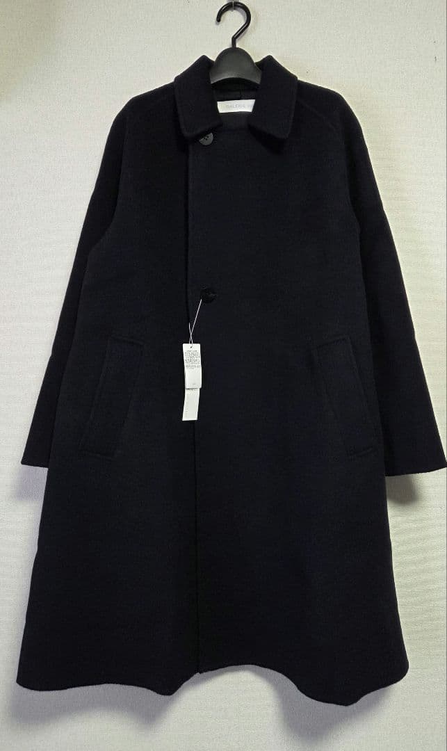 新品ウールカシミヤダブルフェイス オーバーコート