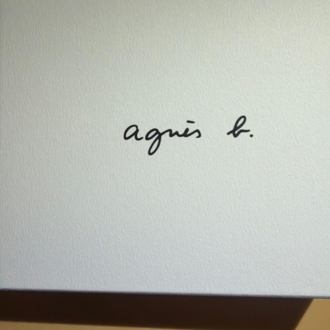 アニエスベー 三つ折り財布　Agnes b. 天然皮革